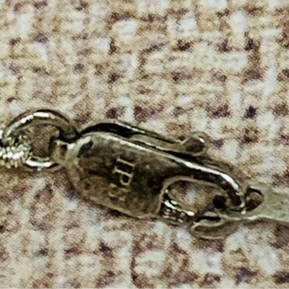 IPS Sterling Silver Genuine Pearl and Crystal Bead Necklace - Picture 3 of 3